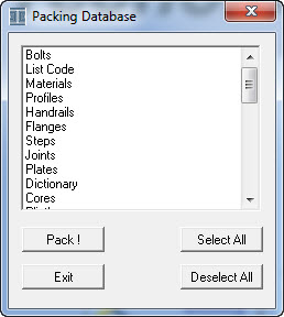 packing database